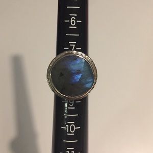 Sterling Silver Labradorite Ring Size 8 Israel